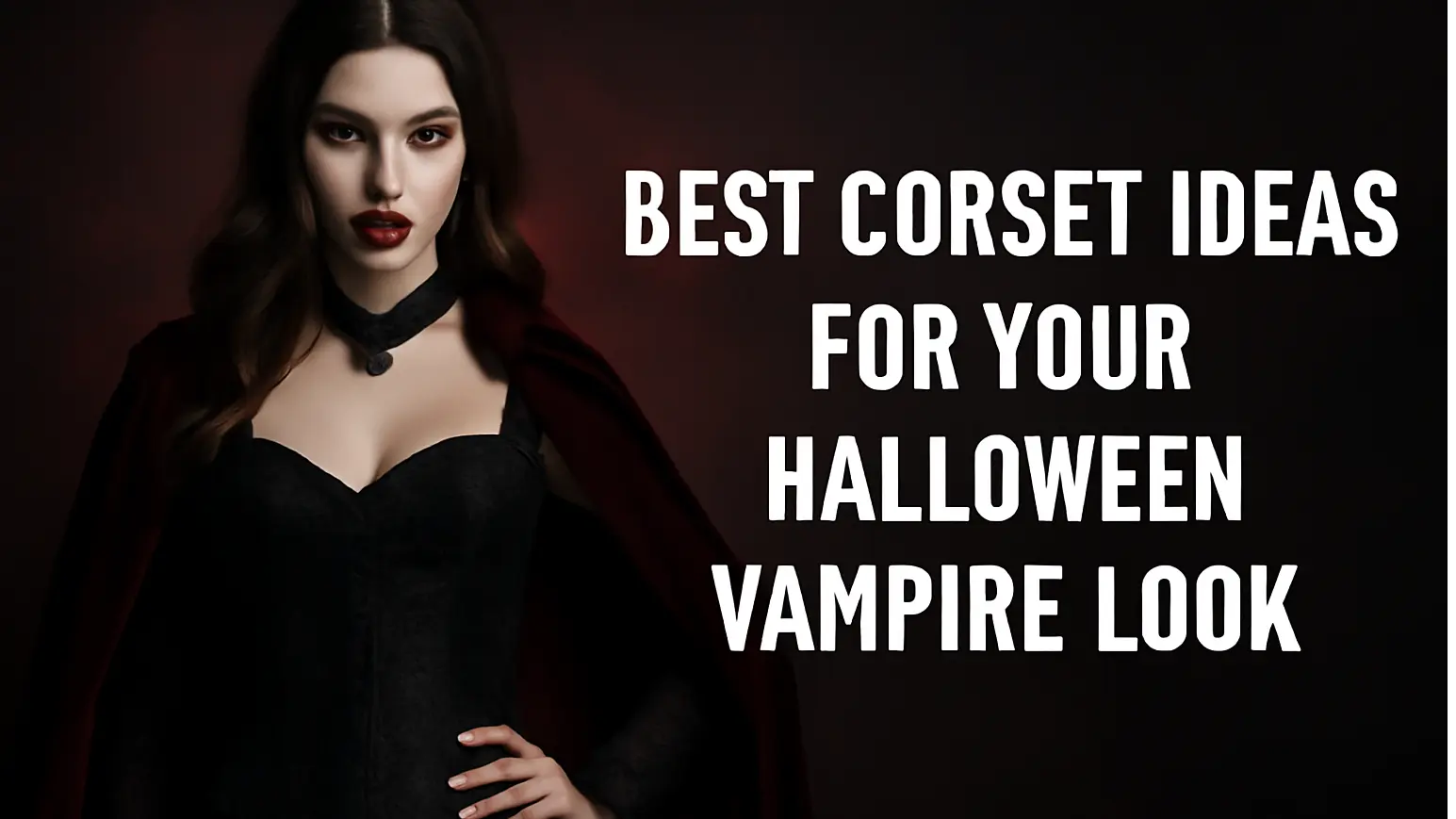 Die besten Korsett-Ideen für deinen Halloween-Vampir-Look