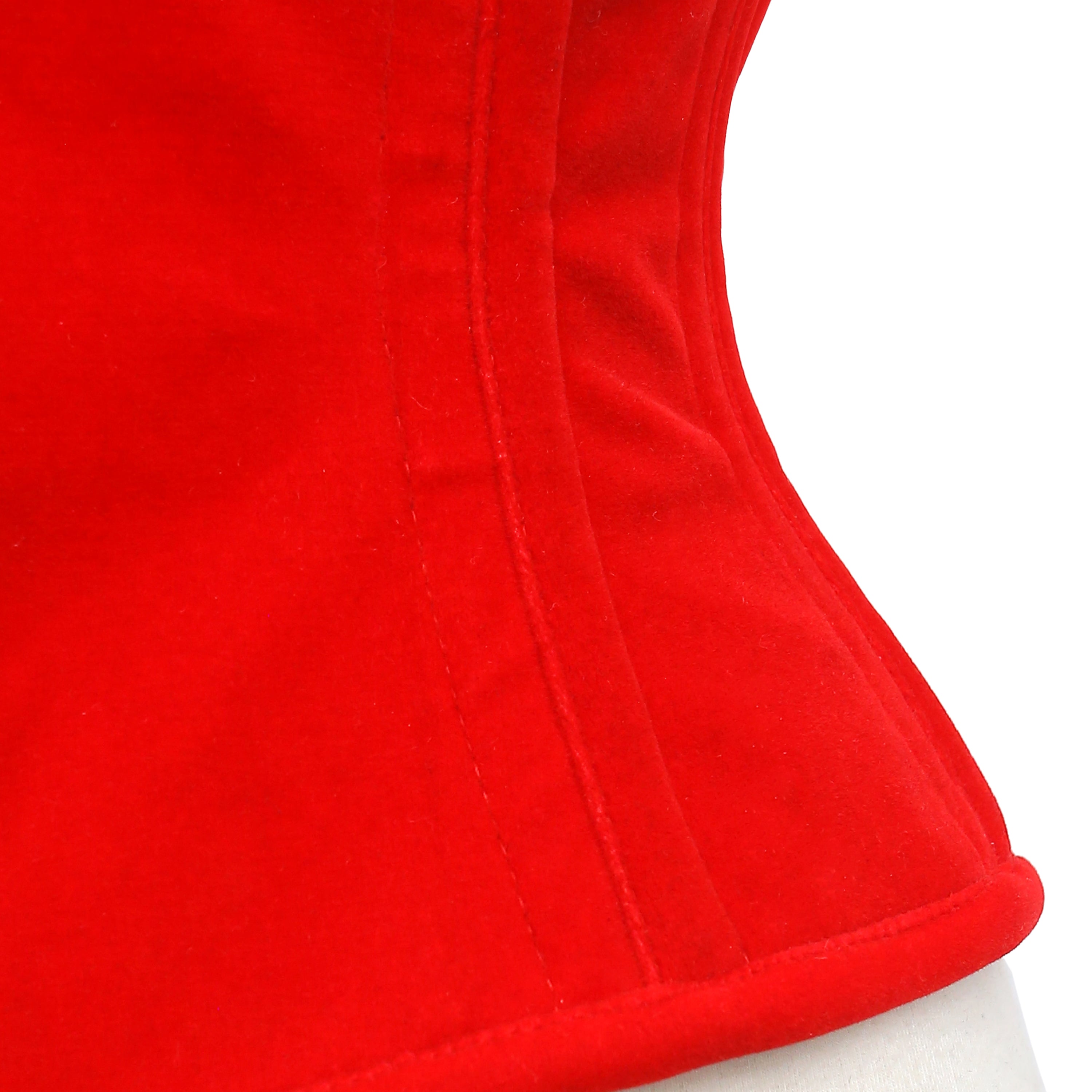Trixie - Velvet Double Steel Boned Waspie Corset | All Colors