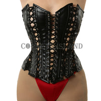Regina – Biker-Lederkorsett | Alle Farben