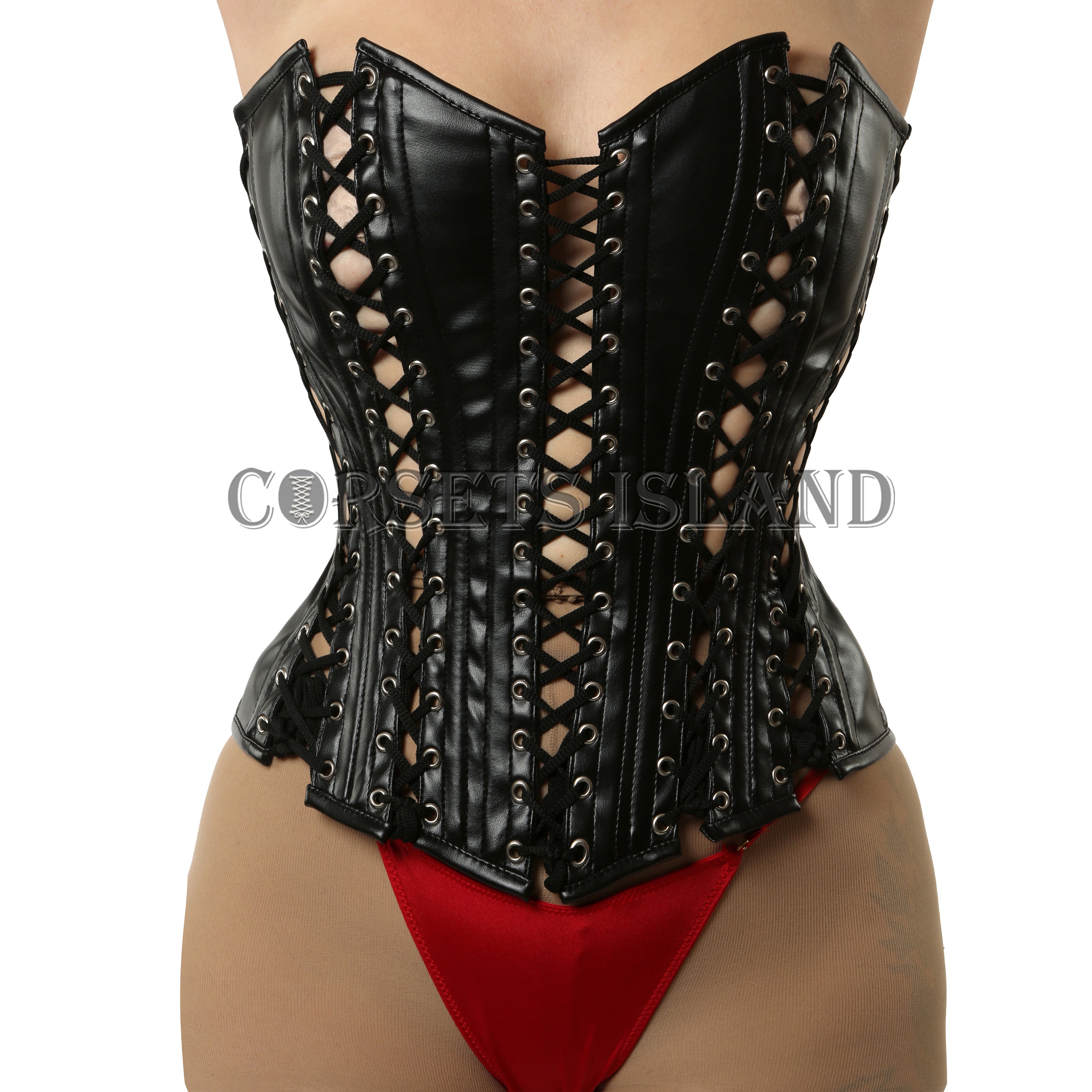 Regina – Biker-Lederkorsett | Alle Farben