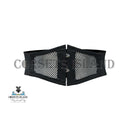 Black Mesh Corset Belt | Breathable Waist Trainer for Women