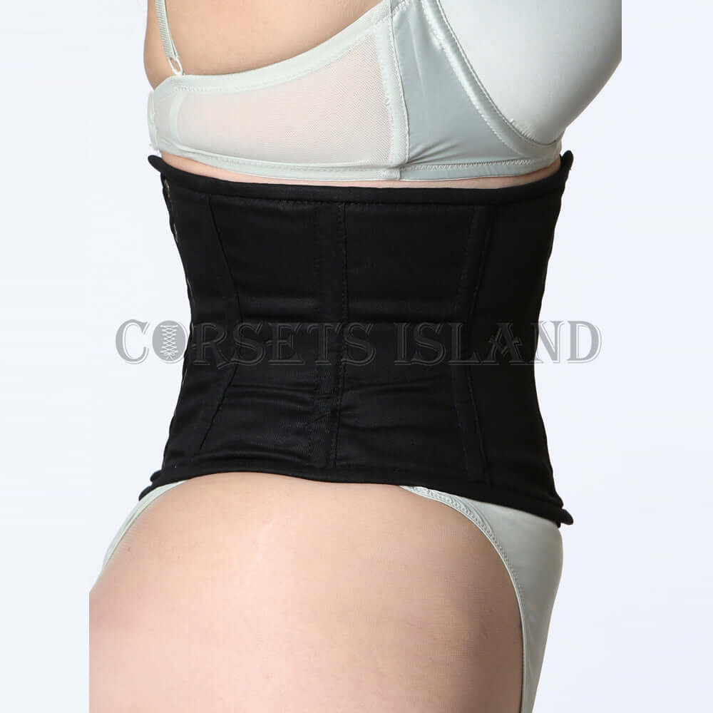 Black Waist Trainer Waspie Corset – Corset for Waist Reduction