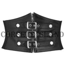 Black Zipper Buckle Corset Belt for Women | Waist Cincher