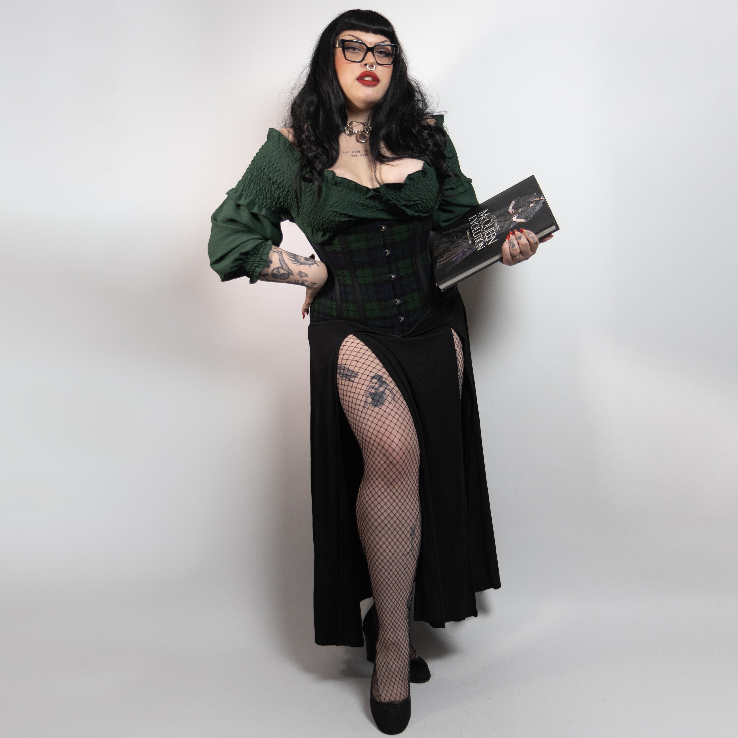 Ophelia – Tartan Black Watch Taillentrainingskorsett | Alle Farben