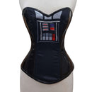 darth vader overbust steel boned corset