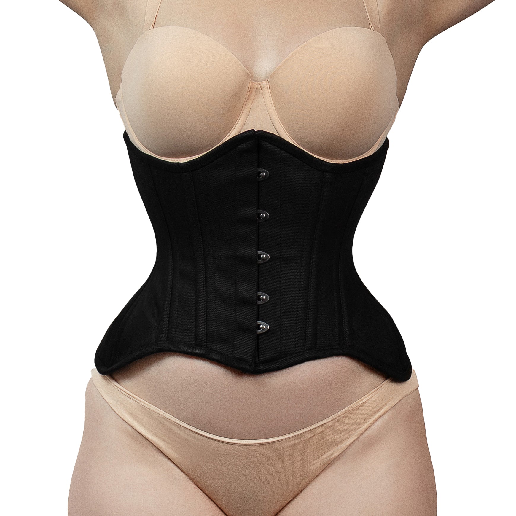 Holly – Cotton Steel Boned Curvy Corset | All Colors
