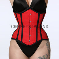 Ophelia – Korsett Super Curve aus Baumwolle | Kontrast-Kollektion