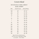 Ren_Faire_Corsets_size chart