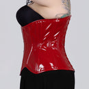 Vivian – Kurviges glänzendes PVC-Korsett mit doppelter Stahlkorsettstange | Alle Farben
