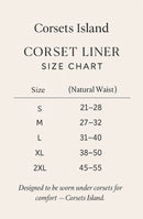 Seamless Bamboo Corset Liner Soft Longline Breathable Layer for Comfort