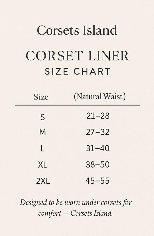 Seamless Bamboo Corset Liner Soft Longline Breathable Layer for Comfort