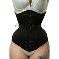 Cressida - Cotton Underbust Curvy Waist Training Steel Boned Corset | All Colors