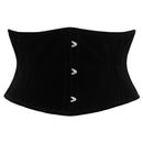 Trixie - Velvet Double Steel Boned Waspie Corset | All Colors