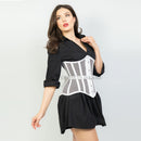 White Mesh Corset | Steel-Boned for Waist Training