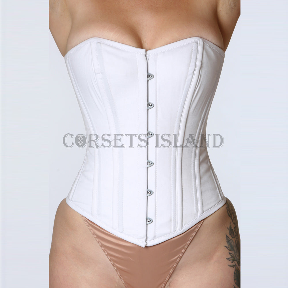 Regina - Cotton Classic Steel Boned Overbust Corset | All Colors