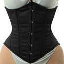 black cotton corset