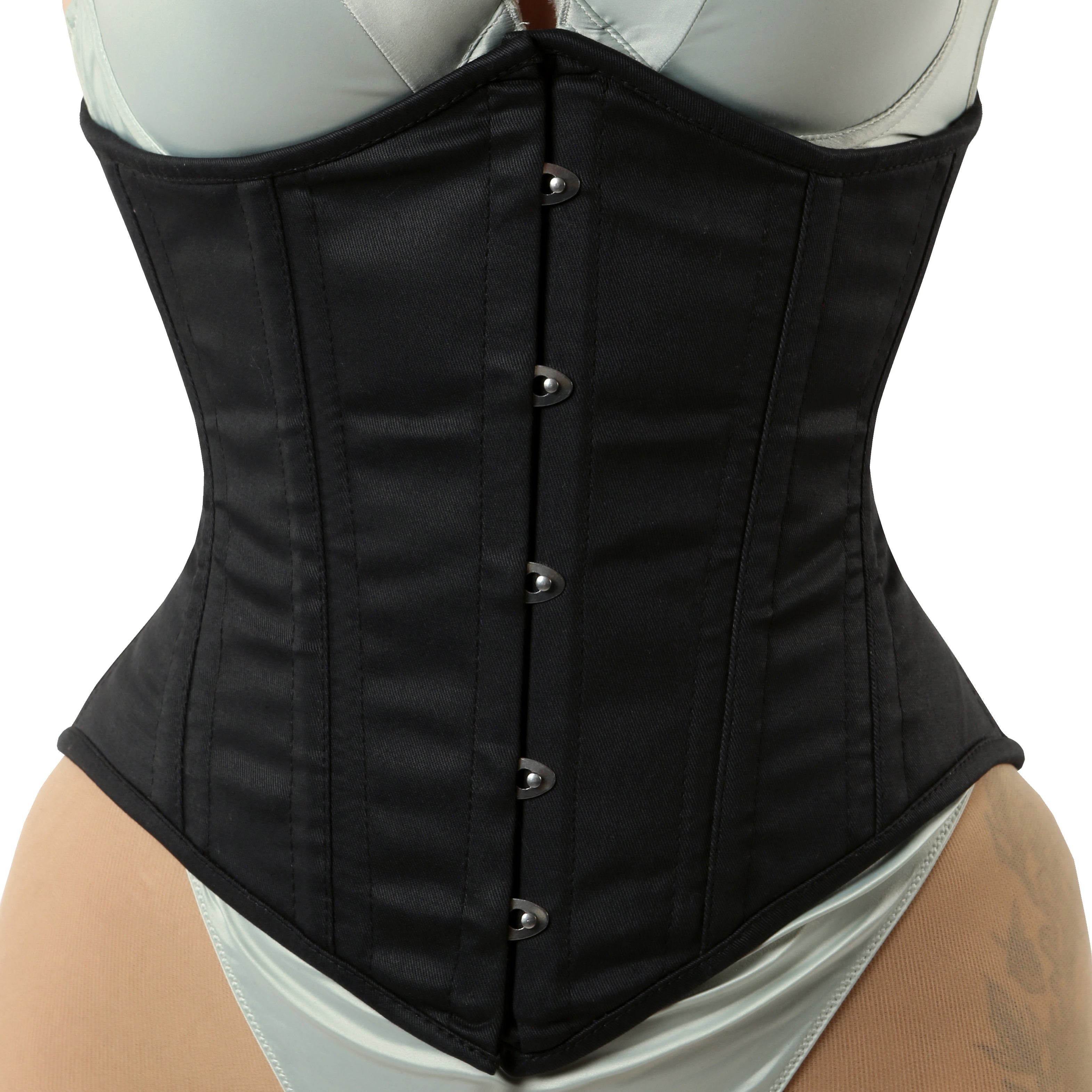 Daphne - Underbust Cotton Steel Boned Corset | All Colors