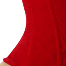 Regina - Velvet Overbust Steel Boned Waist Training Corset | All Colors