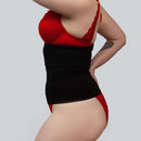 soft seamless bamboo longline corset liner top hem detail - corsets island