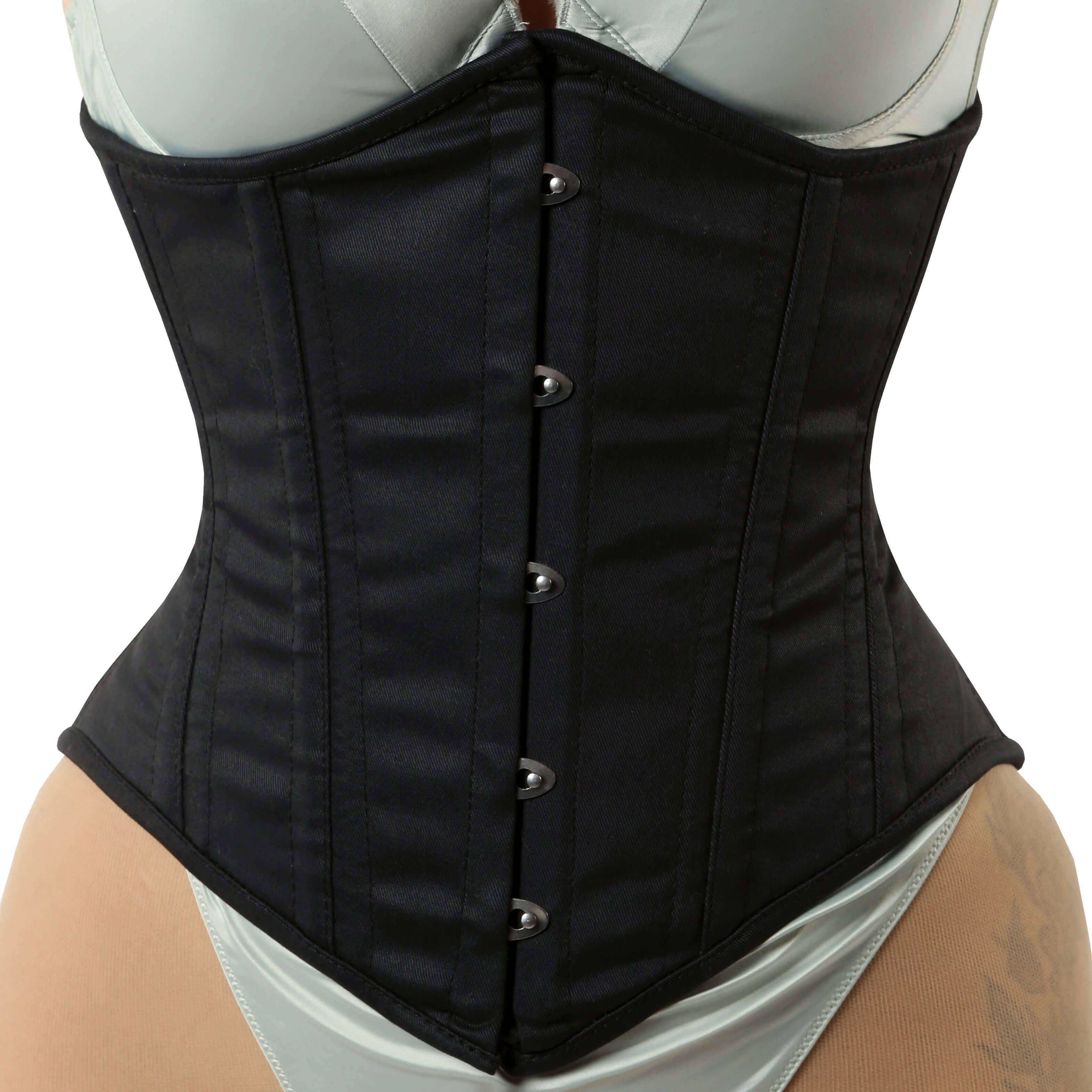Daphne – Hourglass Cotton Steel Boned Underbust Corset