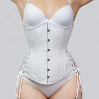 Susan – Cotton Steel Boned Corset with Adjustable Side Lacing | All Colors